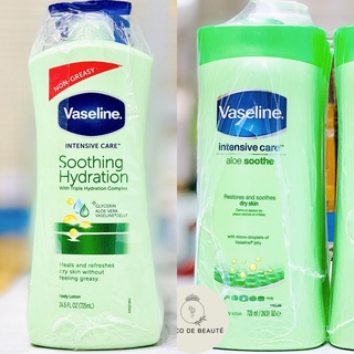 Sữa dưỡng thể lô hội làm dịu da vaseline aloe soothe mỹ