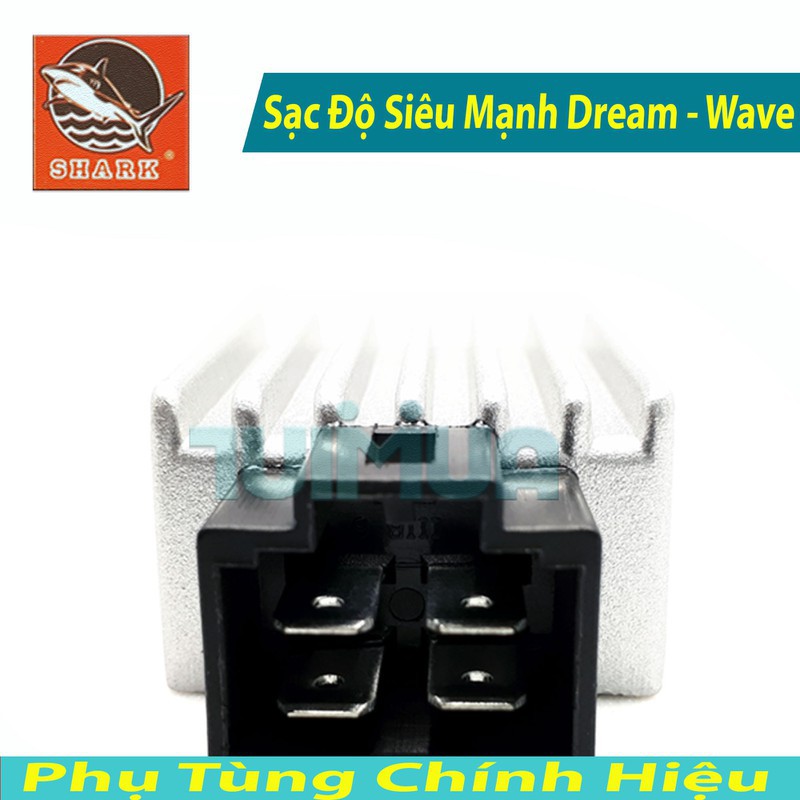 Sạc Độ Gấp 2 Lần Sạc Zin xe Wave 100cc, Dr SHARK Malaysia