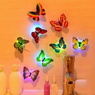 Đèn led bướm lung linh trong đêm