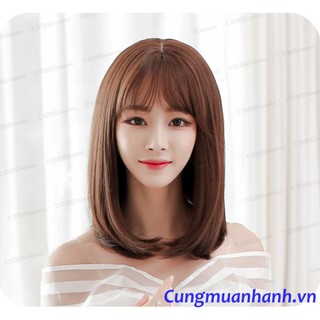 Tóc Bộ Lửng Cúp Tơ Nhật + Giả Da Đầu - TG43
