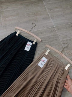 CHÂN VÁY XẾP LY TRƠN DÀI