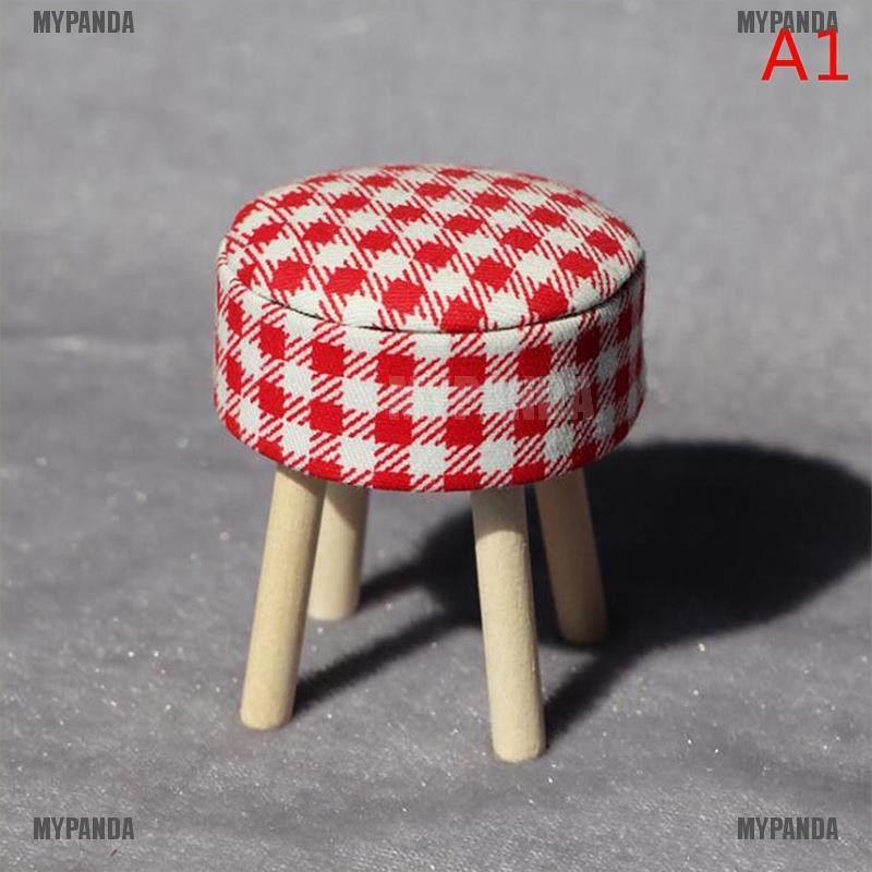 Ghế Gỗ Đồ Chơi Búp Bê Tỉ Lệ 1/12