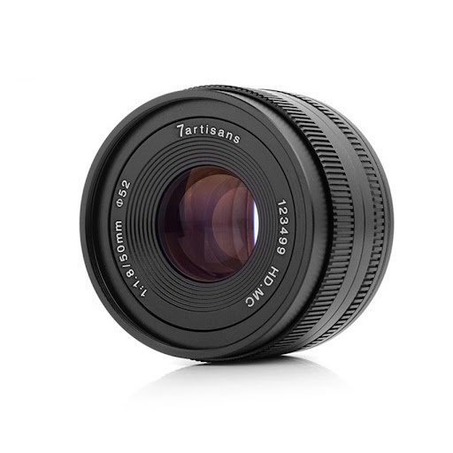 (CÓ SẴN) Ống kính 7Artisans 50mm F1.8 Mark II chân dung giá rẻ cho Fujifilm, Sony, M4/3 Olympus/Panasonic và Canon EOS M