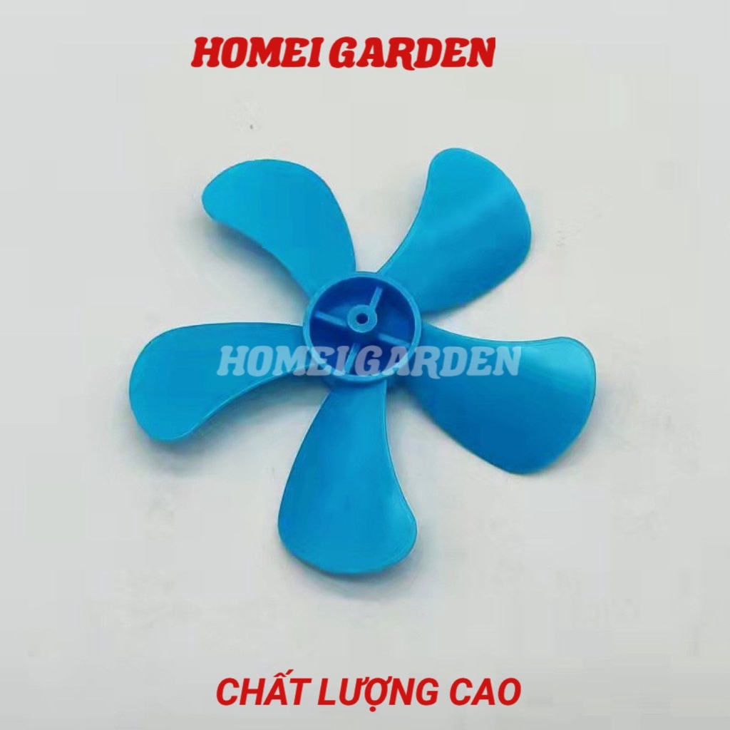 Cánh quạt nhựa mini 5 cánh đường kính 80mm trục 2mm hàng tốt - HM0083