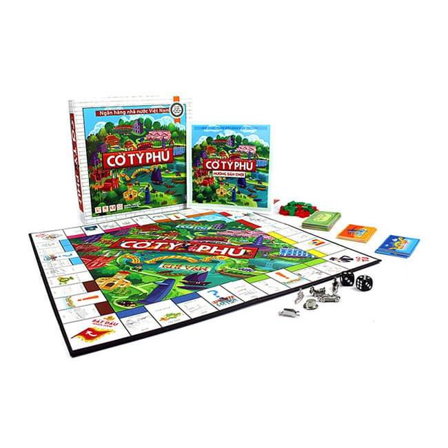 Cờ tỷ phú boardgame Việt Nam  - Rèn luyện kỹ năng tư duy tai chinh cho trẻ