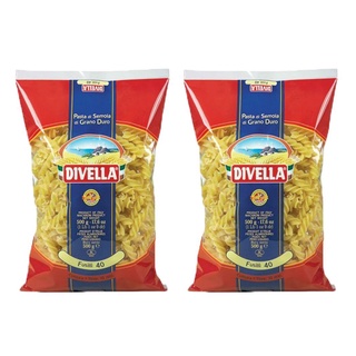 Combo 2 gói nui xoắn fusilli divella italia 1kg