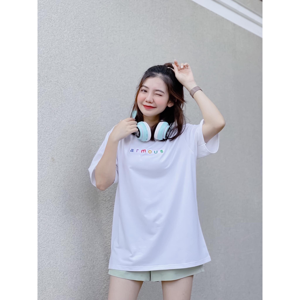 Áo Armous Basic Rainbow Tay Ngắn