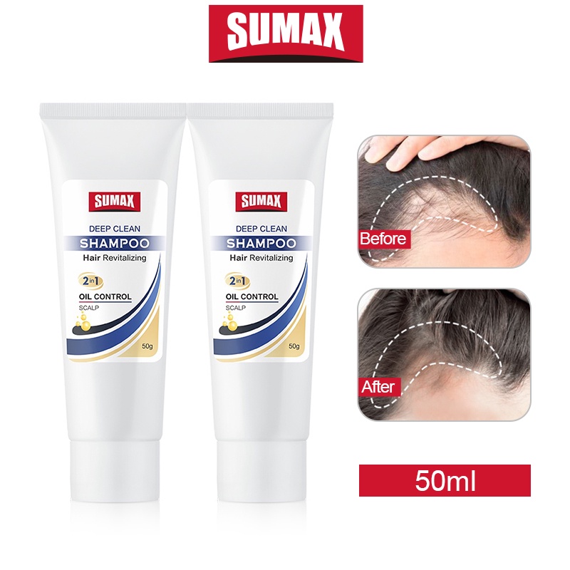 Dầu gội SUMAX chống rụng tóc chiết xuất gừng thích hợp đi du lịch 50ml