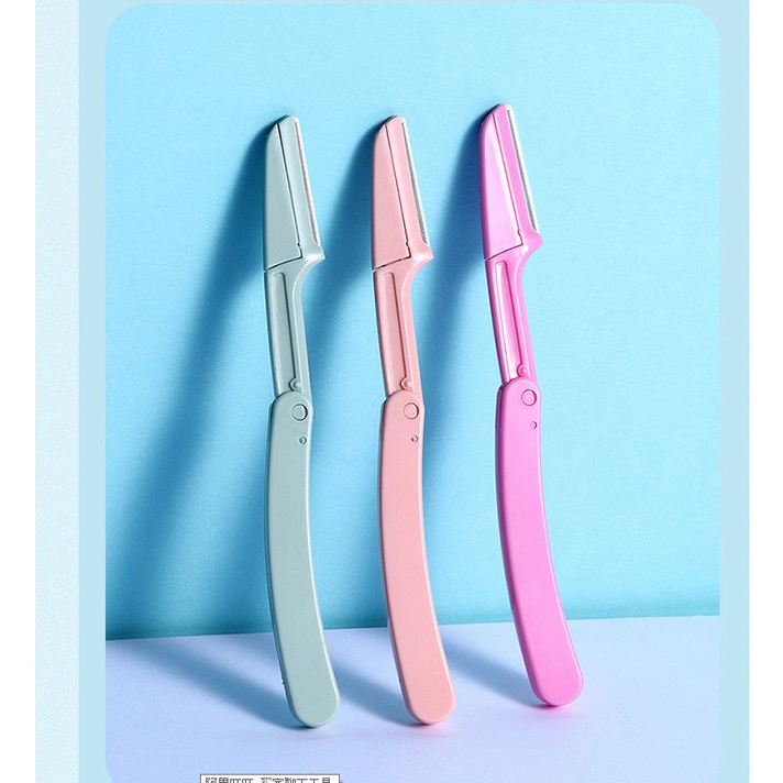 Set Hộp 3 dao cạo tỉa lông mày tạo nét chân mày makeup Ailin