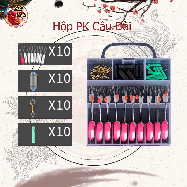 Hộp phụ kiện câu đài - Bộ phụ kiện làm thẻo ,trục câu đài