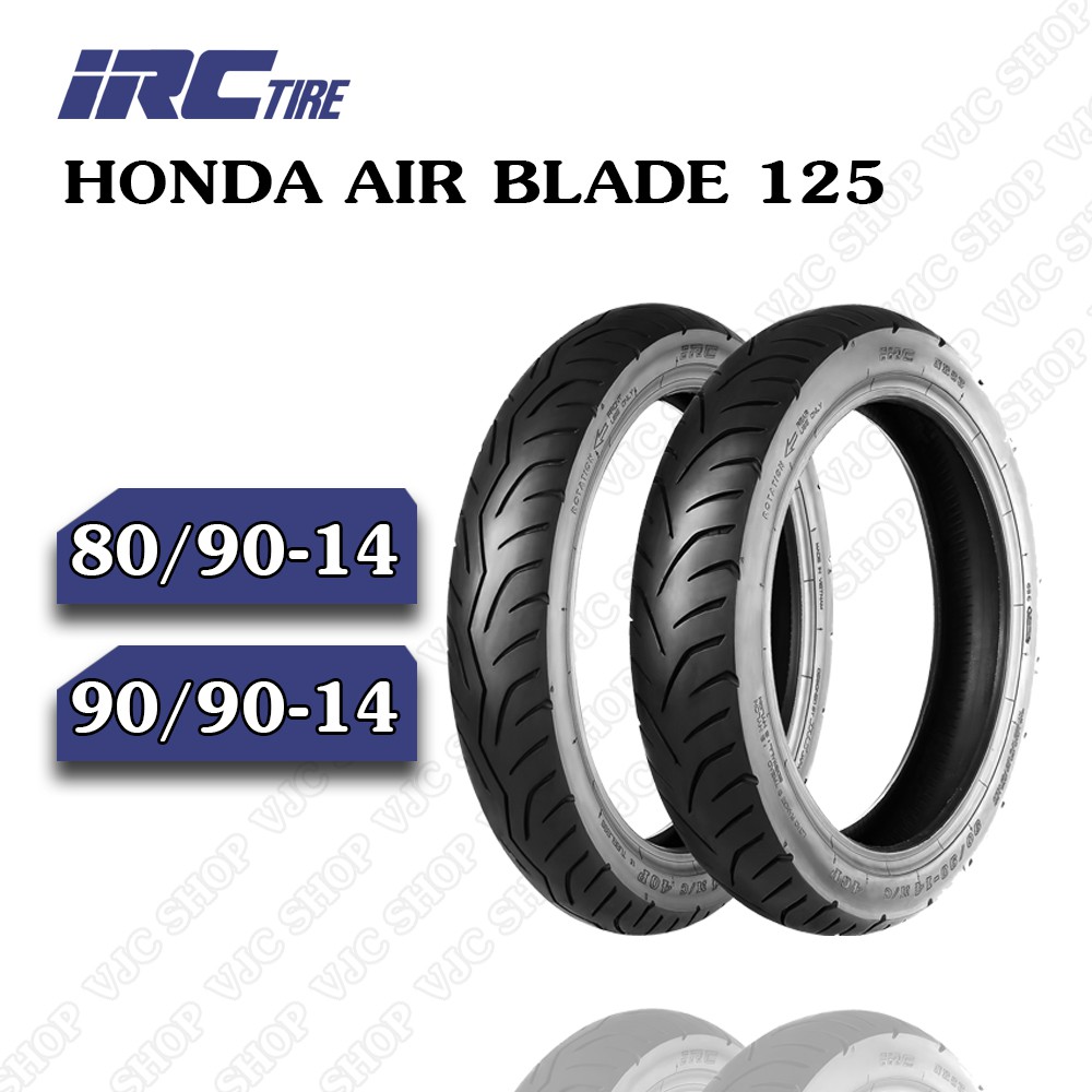 Vỏ Xe Máy IRC cho HONDA AIR BLADE 125, VISION loại không dùng ruột (Vỏ trước - Vỏ sau - Cả cặp)