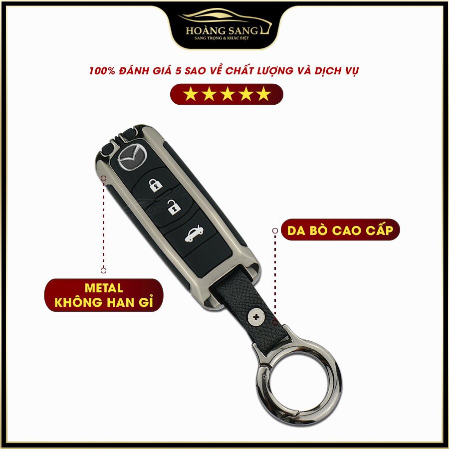 ốp chìa khóa mazda, bọc chìa khóa mazda3, mazda6, mazda2, mazdacx5 , mazdacx8, chất liệu metal cao cấp