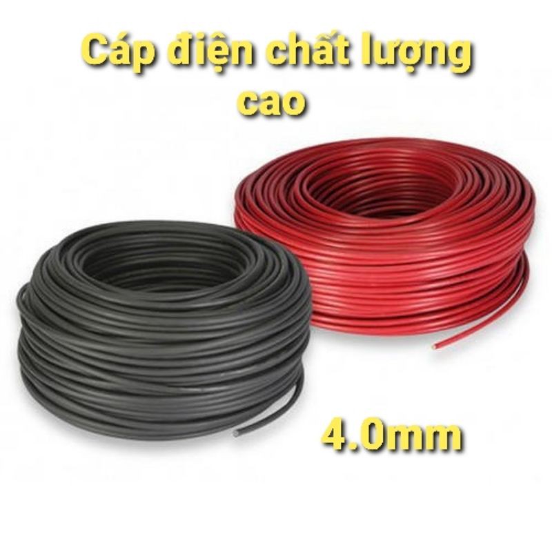 Dây Cáp Điện Năng Lượng Mặt Trời DC 4.0mm Cáp Điện Một Chiều Chất Lượng Cao