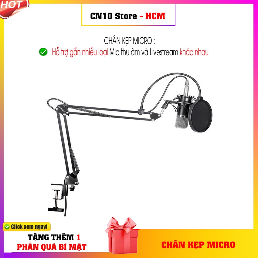 Bộ hát livestream karaoke Sound Card K300 cao cấp kết hợp Mic Thu Âm AT100 siêu hút giọng