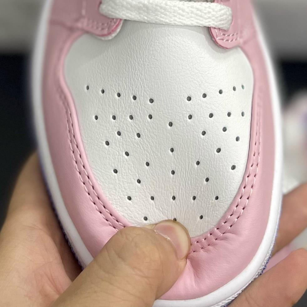 Giày Sneaker Jordan 1 Hồng Logo Tím , Giày Jordan 1 Tím  thể Thao Nam Nữ Thấp Cổ Full Phụ Kiện | BigBuy360 - bigbuy360.vn