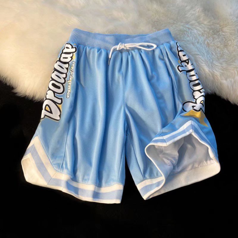 Hàng Có Sẵn Quần Short Thể Thao Bóng Rổ Hàn Quốc Thời Trang Mùa Hè 3 Màu Cho Nam M-3XL