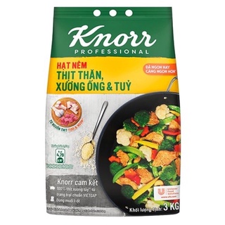Hạt nêm thịt thăn, xương ống và tủy Knorr 3kg