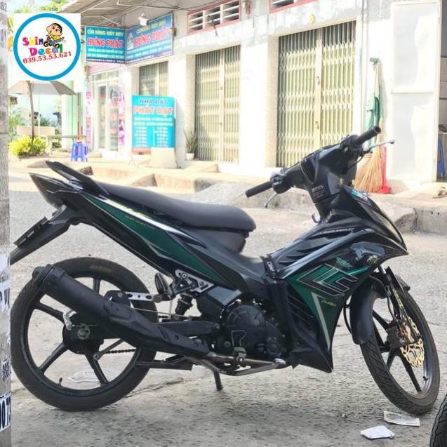 Tem rời ex 2011 Lc chất liệu Candy dán xe đen