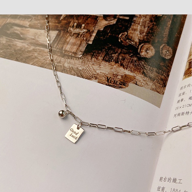 Dây chuyền bằng đồng phong cách retro ngọt ngào cho nữ