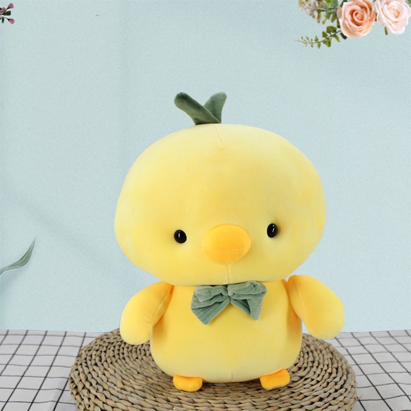 Thú Nhồi Bông Hình Chú Gà Vàng Nhỏ 25Cm Sáng Tạo Dễ Thương
