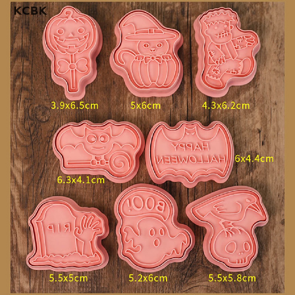 Bộ 8 Khuôn Cắt Bánh Quy Chủ Đề Halloween