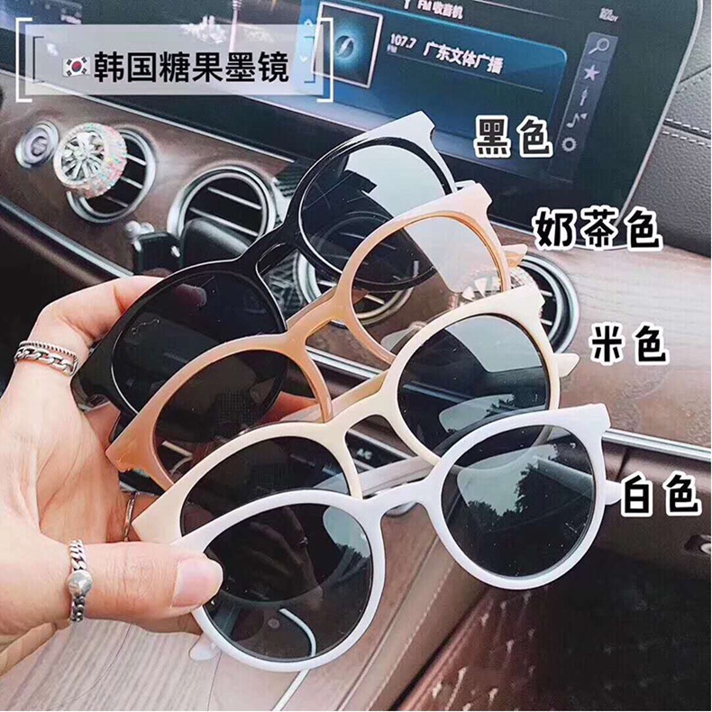 Kính râm kính mát gọng tròn đi chơi đi biển kiểu dáng trẻ trung k11 hải hà shop