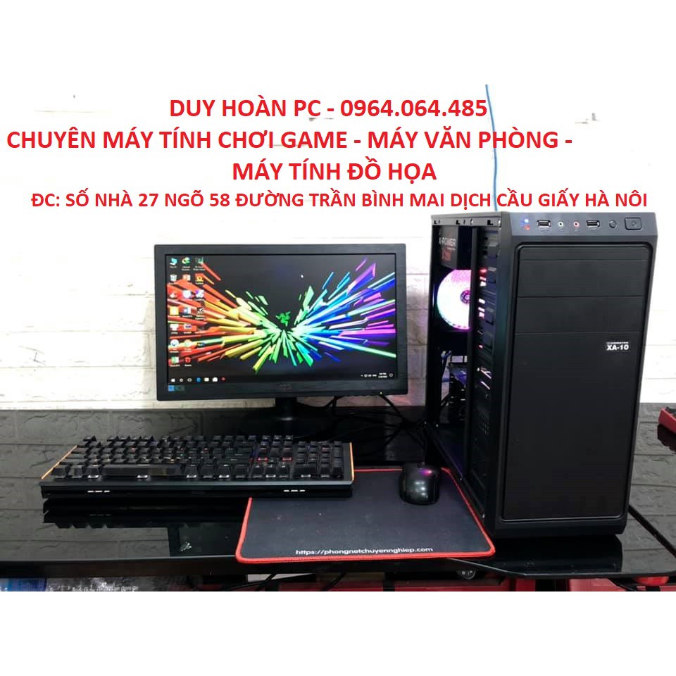 TRỌN BỘ MÁY TÍNH CHƠI GAME LOL , CF, MÁY TÍNH VĂN PHÒNG MƯỢT MÀ GIÁ RẺ BẢO HÀNH 12 THÁNG