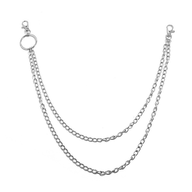 Dây Xích Kim Loại Nhiều Lớp Đeo Thắt Lưng Quần Jean Thời Trang