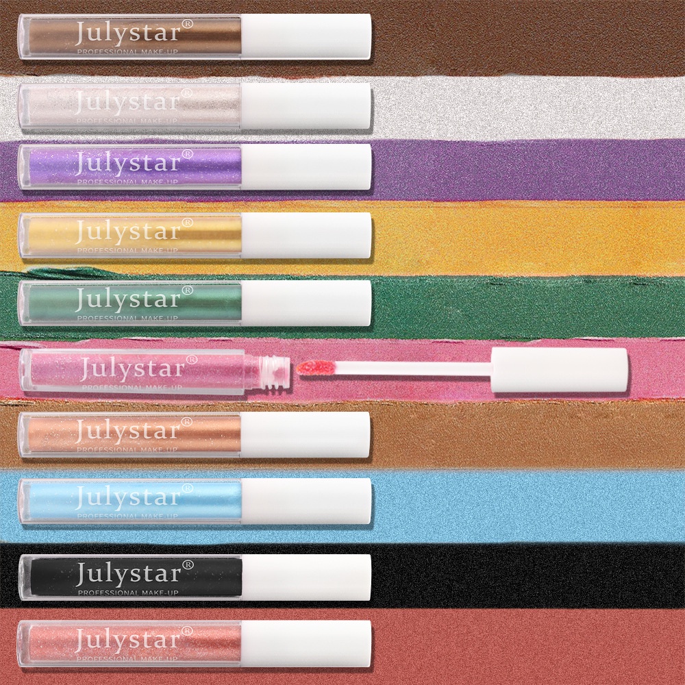 Phấn Mắt Dạng Lỏng 10 Màu Ánh Ngọc Trai Lấp Lánh Dành Cho Nữ