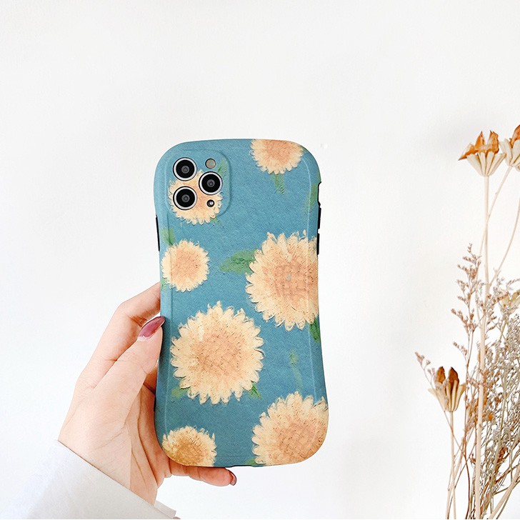 Ốp lưng iphone - Ốp iphone  Blue Sunflower V2 IMD 5/6/6plus/6s/6splus/7/7plus/8/8plus/x/xr/xs/11/12/pro/max/plus/promax