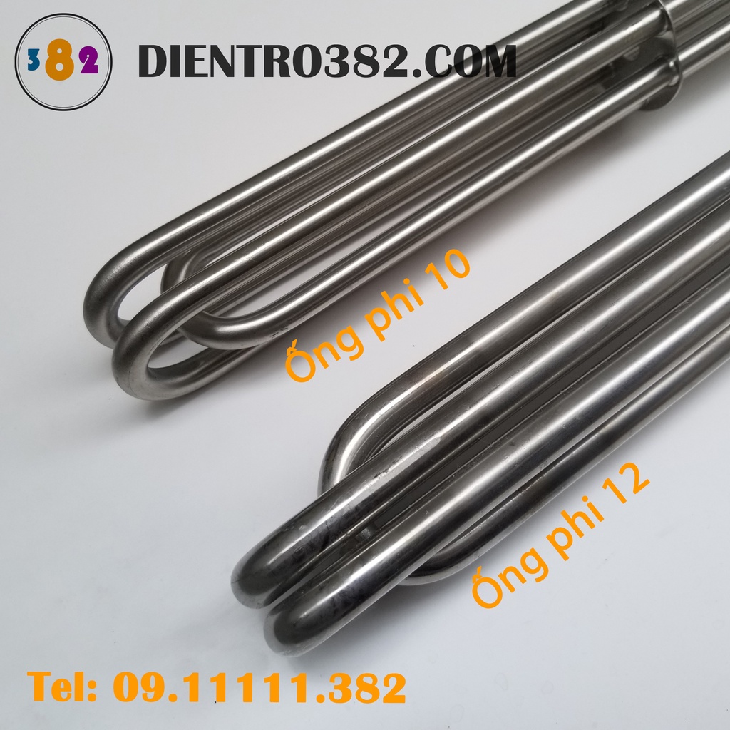 Điện trở nhiệt phi 59 công suất 15kw cho nồi hơi, đun dầu, đun nước