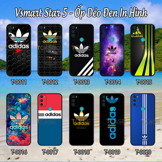 Ốp lưng Vsmart Star 5 - Ốp dẻo đen in hình Họa Tiết Adidas