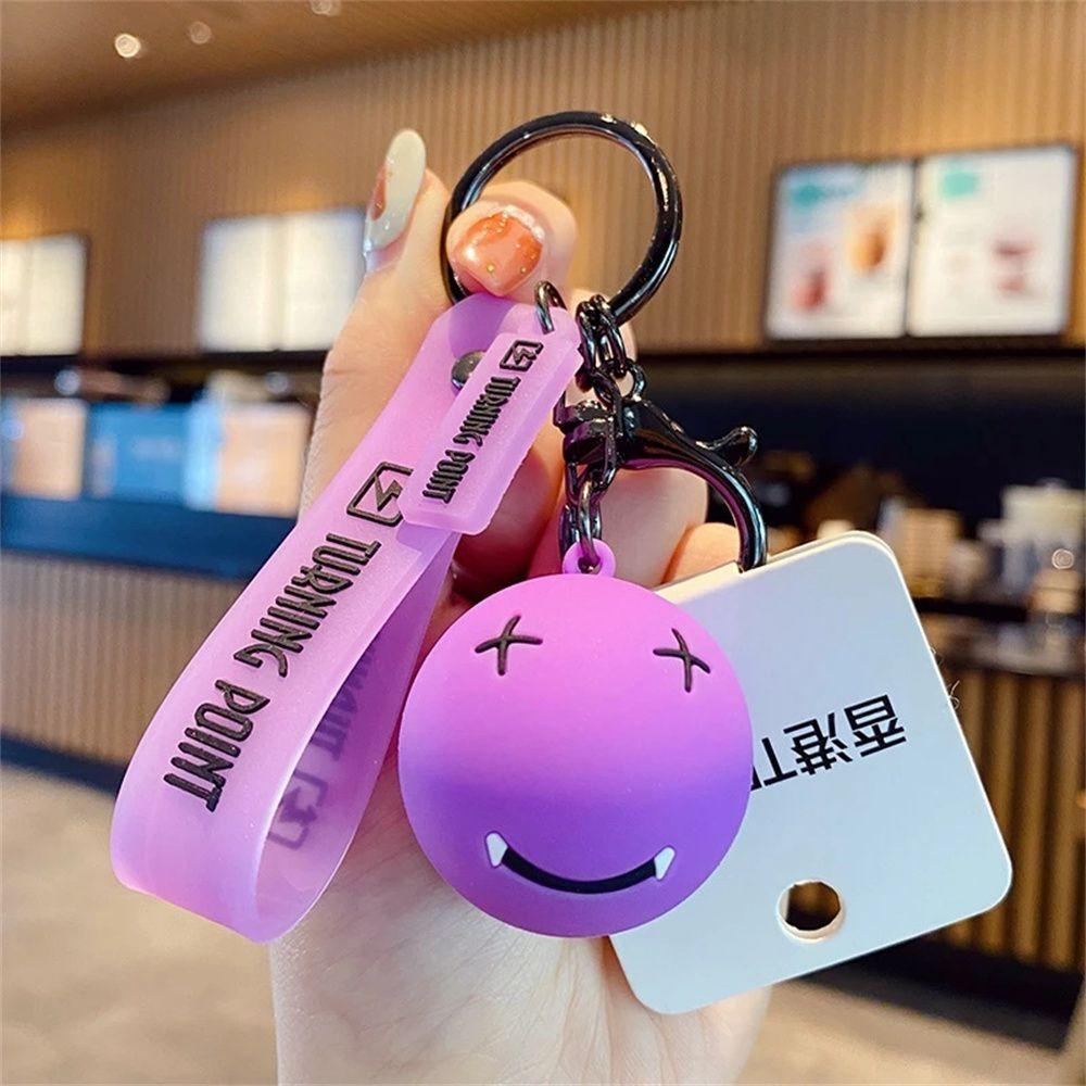 LANFY Móc Khóa Quả Bida Nhiều Màu Sắc Vui Nhộn Giá Đỡ