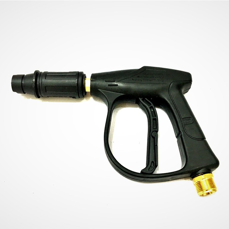 Súng xịt rửa xe - súng xịt rửa xe áp lực cao ren ngoài 22mm + ống nối dài inox + béc mỏ vịt cao áp