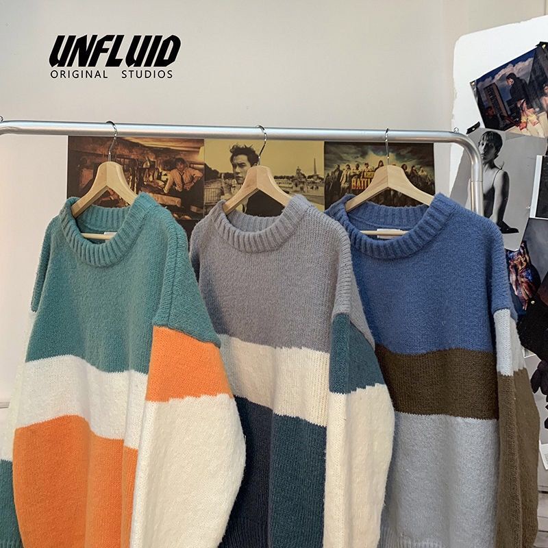 Áo Sweater Dệt Kim Dày Dặn Dáng Rộng Phong Cách Hàn Quốc Thời Trang Mùa Đông 2022 Cho Nam Giới