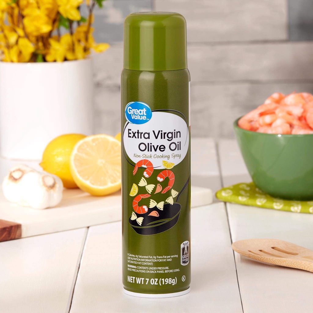 DẦU Olive KHÔNG BÉO XỊT  ĂN KIÊNG Great Value Extra Virgin Oliu KHÔNG CALO EAT CLEAN