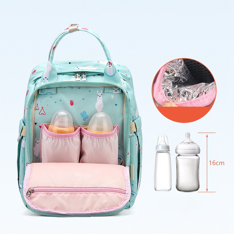 Nylon Baby Diaper Bag Backpack Nappy Maternity Wet Bag Stroller