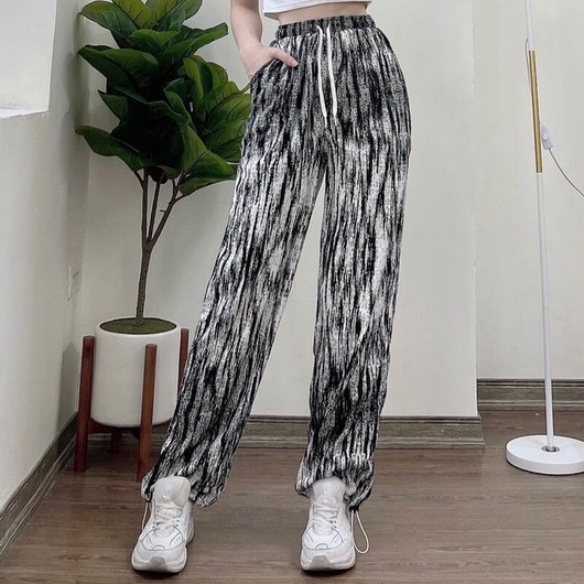 Quần dài rằn ri vằn sọc cực chất unisex cryaotic10