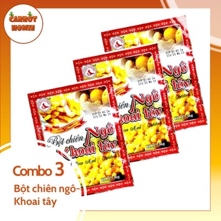 Combo 03 gói bột chiên ngô khoai 36g