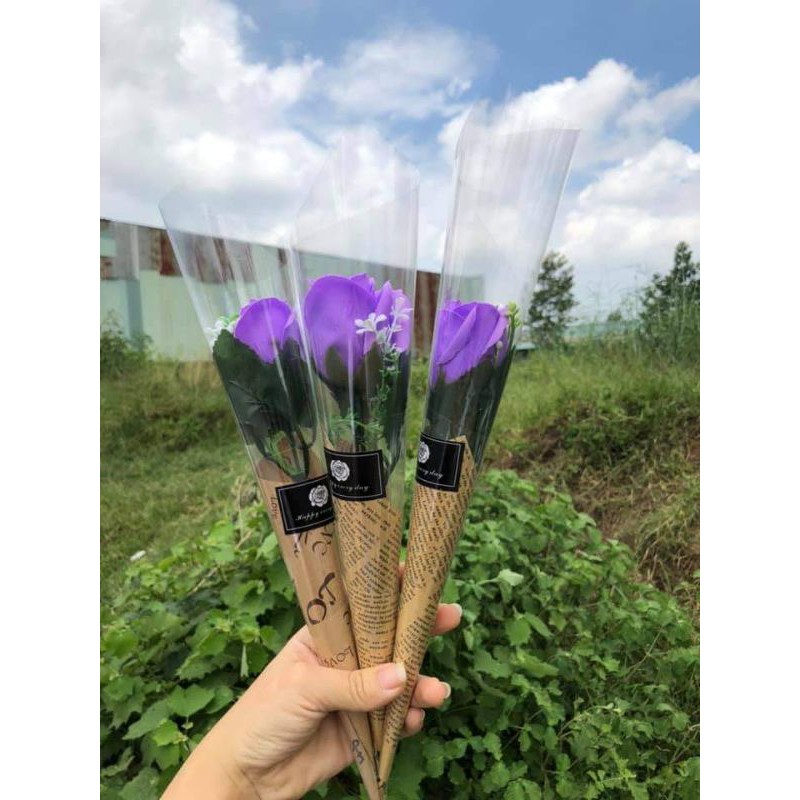 Giấy bóng kính làm ốc quế