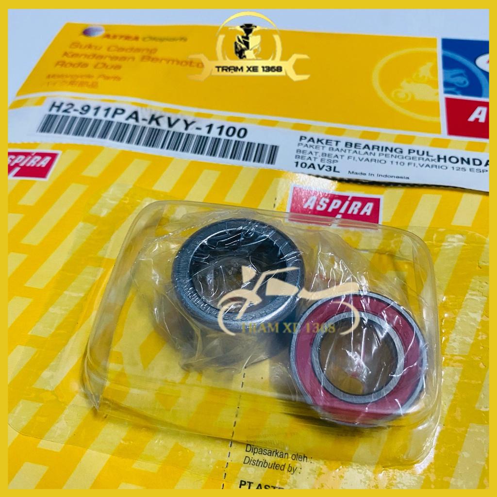 Cặp Bạc Đạn Puly Nồi Sau (Đạn đũa và vòng bi 6902) ASPIRA Indo Chính Hãng Xe Airblade, Vision, Lead, Ab SH Vairo...