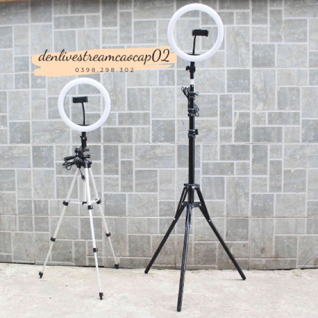 Đèn Livestream Size 36cm (Kèm Cả Chân Đỡ & Kẹp Điện Thoại) | BigBuy360 - bigbuy360.vn