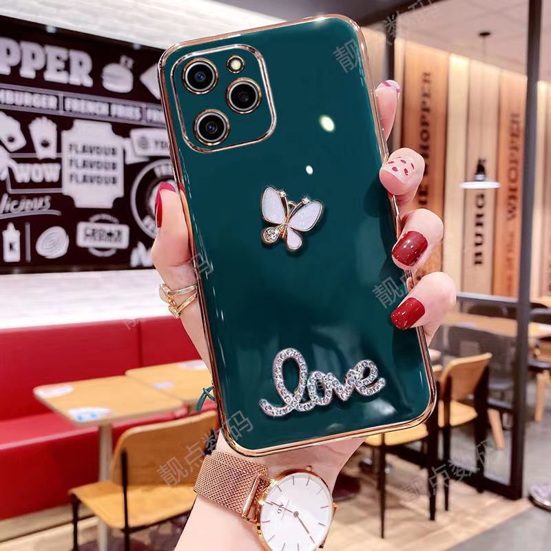 Ốp Điện Thoại Mạ Điện Chống Sốc Cho iPhone 13 13 Pro 13 Pro Max 13 Mini 12 12 Mini 12 Pro 12 Pro Max 11 11 Pro Max