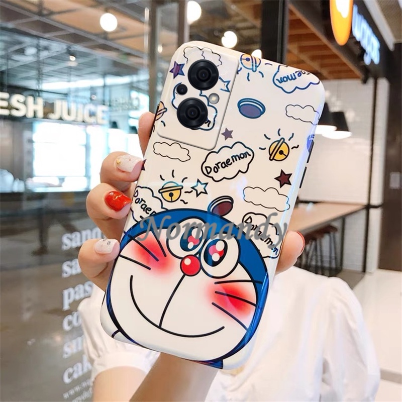 Ốp Điện Thoại Silicon Mềm Chống Sốc In Hình Doraemon Cho OPPO Reno8 8Z 8Pro Reno7 7Z 7Pro Reno6 6Z Z Pro A57 A77 5G 4G 2022