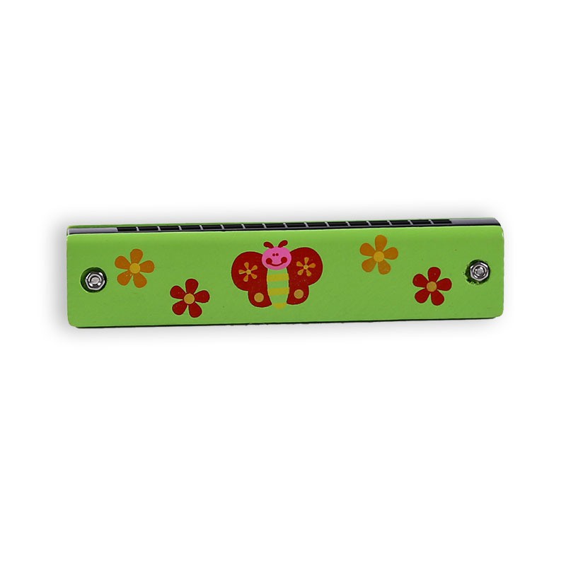 [Mã LIFETOYS1 giảm 30K đơn 99K] Kèn Harmonica Gỗ 16 Lỗ Dùng Làm Đồ Chơi Cho Bé