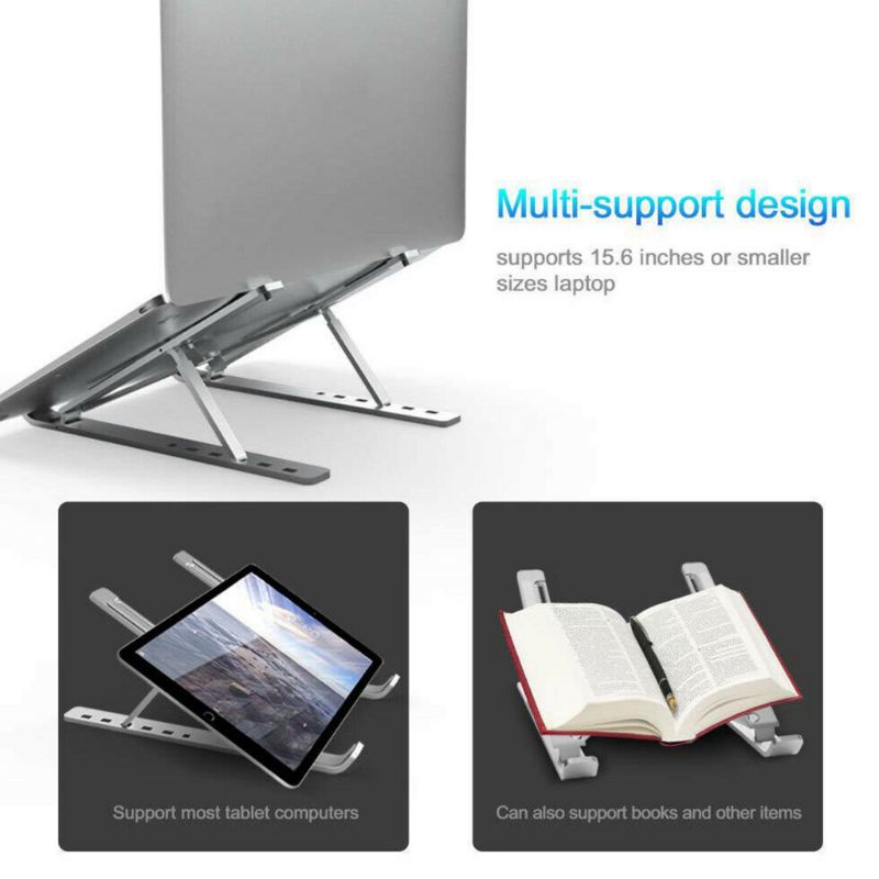 Giá Đỡ Laptop / Máy Tính Bảng Bằng Nhôm Tùy Chỉnh Tiện Dụng Chất Lượng Cao