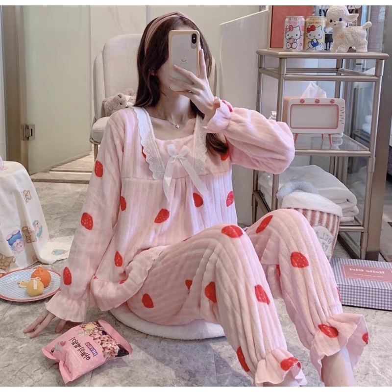ORDER giá gốc RẺ nhất shopee BỘ NGỦ BÔNG ẤM ÁP NHIỀU MẪU SIZE M-2XL