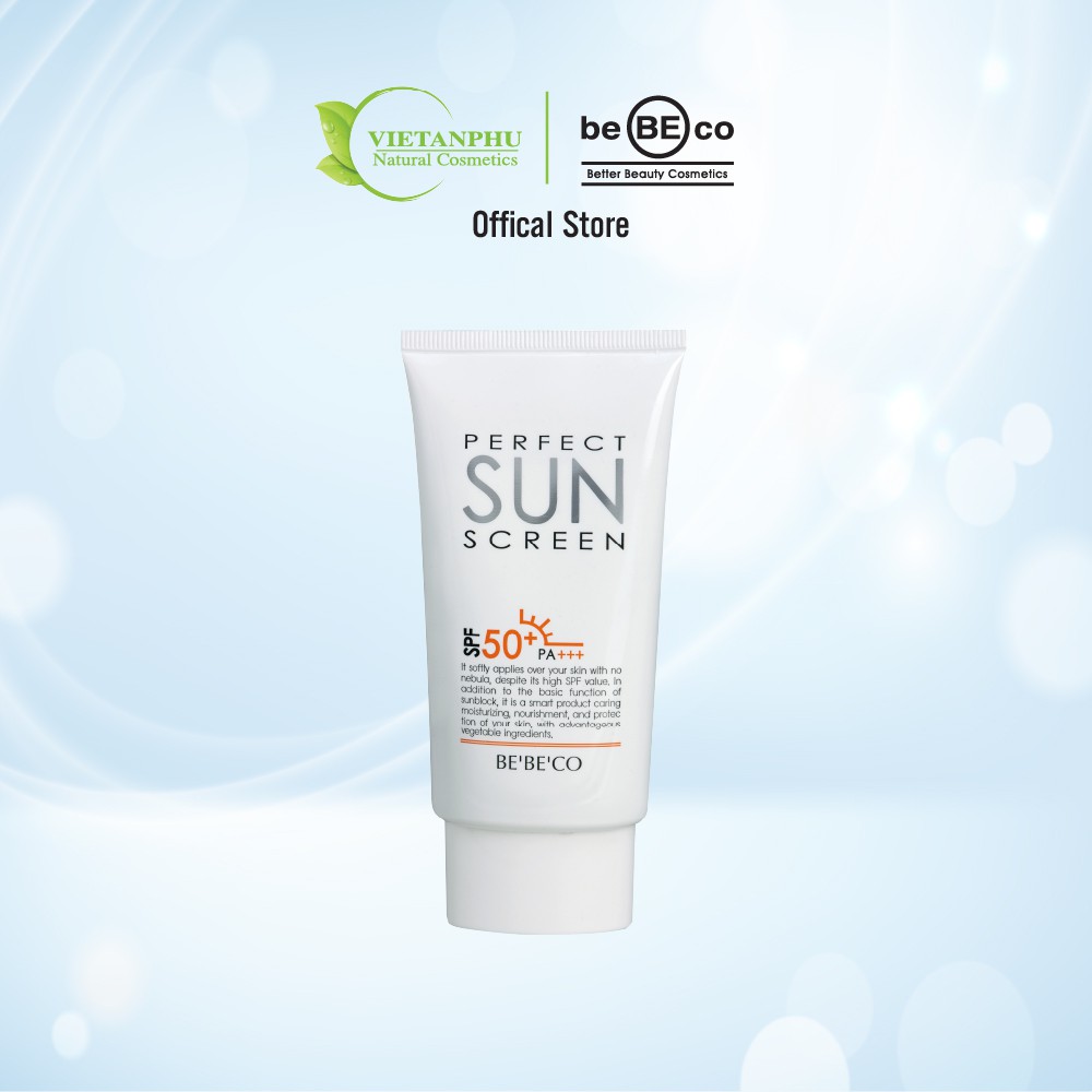 Kem chống nắng hoàn hảo BEBECO Hàn Quốc 70ml PERFECT SUN SCREEN SPF 50/PA+++