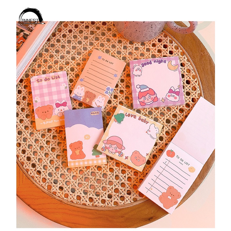 Tập Giấy Ghi Chú Hình Dáng Dễ Thương