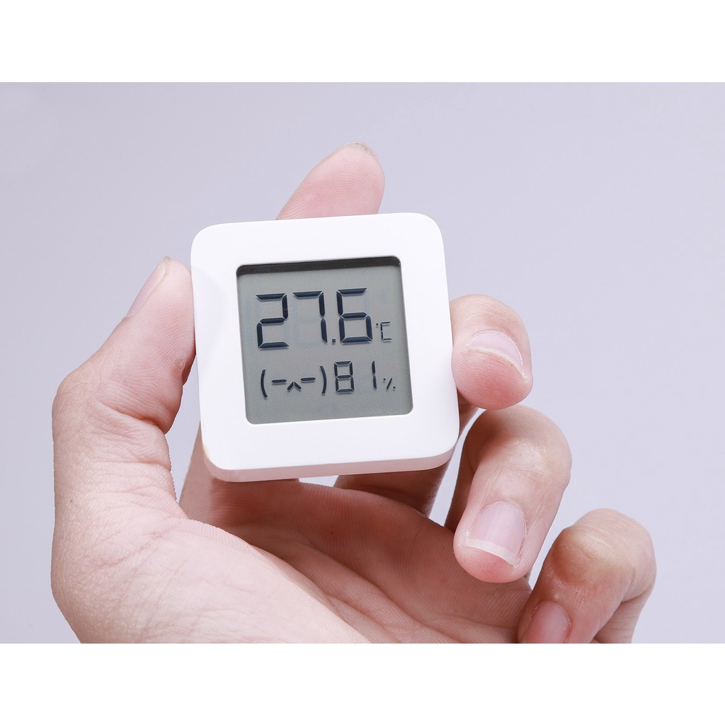 Nhiệt Ẩm Kế Xiaomi - Nhiệt Ẩm Kế Điện Tử Xiaomi - Máy Đo Nhiệt Độ Độ Ẩm Gia Đình Gen 2 Hàng Chính Hãng